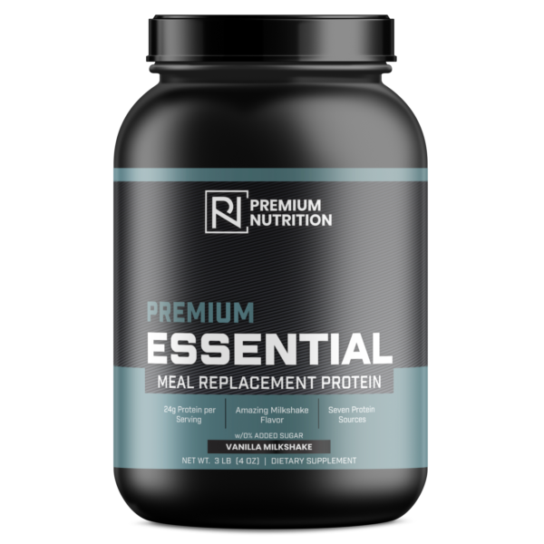 Premium Essential Meal Replacement Protein Vanilla Milkshake w/0% Added Sugar