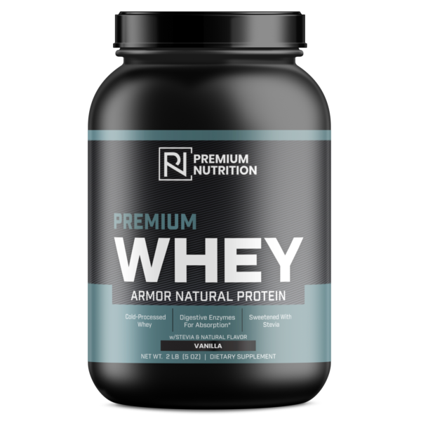 Premium Whey Armor Natural Protein Vanilla w/Stevia & Natural Flavor Non-GMO